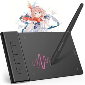 VEIKK VK430 Drawing Tablet 4x3 inch OSU Tablet, Portable Computer Graphics Tablets with 4 Shortcut Keys 8192 Levels Battery-Free Stylus Pen, Compatible with Mac/Windows/Android/Chrome/Linux