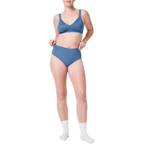 SPANX® Ecocare Everyday Shaping Seamless Thongs for Women – Breathable – Pull-on Style – Blended Fabric Shaping Thong Dusty Olive LG - Regular One Size
