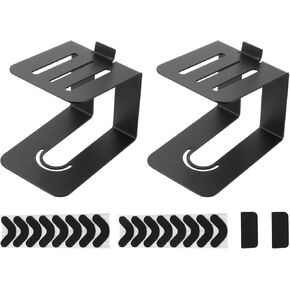 MECCANIXITY Desktop Speaker Stands Studio Monitor Stand Bookshelf Speaker Stand for Small Computer Speakers 1 Pair