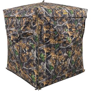 Browning Elude Tent Hunting Blind Featuring 360 Degree Windows with Silent Curtains, Durable Fiberglass Poles, Easy Set Up/Take Down, and Shoulder Carry Bag