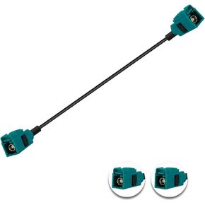 Fakra Z Cable Fakra Z Female to Fakra Z Female RF Coax Cable 12in/30cm Fakra Z Female Vehicle Car Antenna Extension Cable RG174 for Car Stereo GPS Navigation
