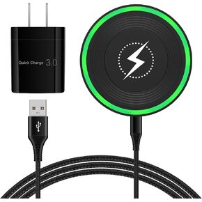 Android Wireless Charger Motorola Fast Charging Pad for Motorola Razr 2024,G Stylus 5G 2024,Edge 50 Ultra,Pixel 9 Pro XL 8,Samsung Phone Cargador Para 18W QC Adapter for Galaxy S24 Ultra Z Flip6 S23FE