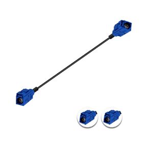 Fakra C Cable Fakra C Female to Fakra C Female Blue Pigtail Cable RG174 20IN/50CM GPS Antenna Extension Cable for Car Radio