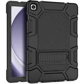Rantice Case for Samsung Galaxy Tab A9+/A9 Plus 11" 2024, Heavy Duty Shockproof Rugged Protective Case with Kickstand for Galaxy Tab A9+/A9 Plus 11 Inch (SM-X210/X216/X218), Black