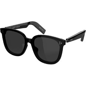 Smart Sunglasses, Round Polarized Lens Bluetooth Glasses for Men/Women with Speaker, Music Glasses Audio (GD04-C2)