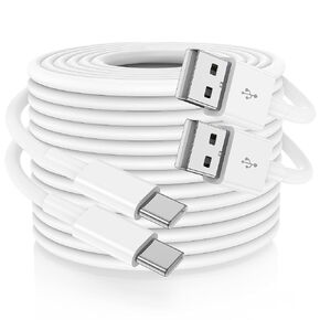 USB C to C Charging Cable 10ft, 60W Fast Type C to C Charger Cord Long for Apple iPhone 16 Pro Max/16 Pro/15 Plus/15 Pro, MacBook Pro 2021/2020/2019/2018,iPad 12.9/11 inch/Mini/Air 5/4,Samsung Galaxy