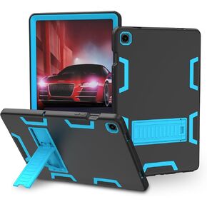 لهاتف Samsung Galaxy Tab A9+ / A9 Plus 11 بوصة 2023، حافظة شديدة التحمل مقاومة للصدمات، حافظة مدمجة بمسند لجهاز Tab A9+ Tablet (أزرق فاتح/أسود) in Kuwait