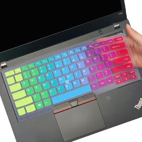 Keyboard Cover for 14“ Lenovo Thinkpad T14 Gen 2/1, E14 Gen 4/3/2, T14s Gen 3/2/1, L14 Gen 3/2, Thinkpad T490 T495 T480 T480S T470, ThinkPad P14s, X1 Carbon 8th/7th/6th, Thinkpad X1 Extreme Gen 1 2 3