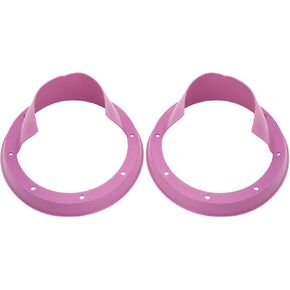 6.5 Inch 2 Piece Car Speaker Baffle Sound Quality Improvement and Speaker Protection Car Speaker Baffle Kit Silicone Horn Speaker Dampening Spacer for Cars, RVs,Purple