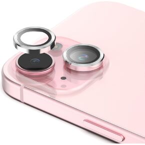 Sinjimoru iPhone 15 Metal Frame for Multi Layered Tempered Glass Lens, Camera Lens for iPhone 15 Phone Camera Lens Glass. Sinji CamGlass Metallic Ring for iPhone 15 Pro/Pro Max Black