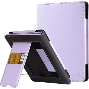 CoBak Case with Stand for Kindle Paperwhite - Durable PU Leather Cover with Auto Sleep Wake, Card Slot, Hand Strap Feature - Fits Kindle Paperwhite 11th Generation 6.8" Signature Edition 2021 Released