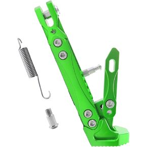 Universal Lengthened Adjustable Long Kickstand CNC Aluminum Alloy Motorcycle Long Kickstand Accessories Motor Modified Tripod Holder Kickstand Foot Side Support Stand Motorbike Dit Pit Bike