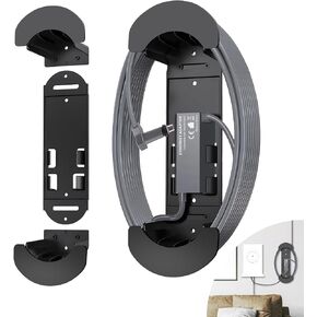 Starlink Ethernet Cable Caddy & Starlink Ethernet Adapter Holder, 2 in 1 Starlink Cable Management, Gen 3 V3 Mini Gen 2 V2 Wire Winding Spool, 6FT-150FT Cable Organizer, Starlink Cable Routing