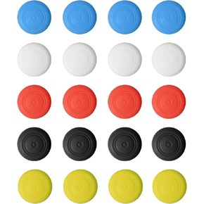 20 قطعة من قبعات عصا التحكم، تبديل مقابض الإبهام Joycon، مجموعة قبضة الإبهام غطاء عصا التحكم التناظرية، مجموعة أغطية عصا التحكم المتوافقة مع سطح البخار/OLED/Lite in Kuwait