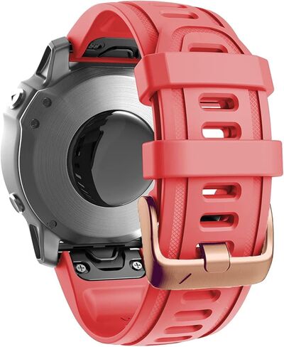 حزام ساعة QuickFit بإبزيم ذهبي، 20 مم رياضي مقاوم للماء سريع الفك وسهل التركيب لـ Garmin Fenix ​​7S 6S Pro/Sapphire، Fenix ​​5S/Fenix ​​5S Plus in Saudi Arabia