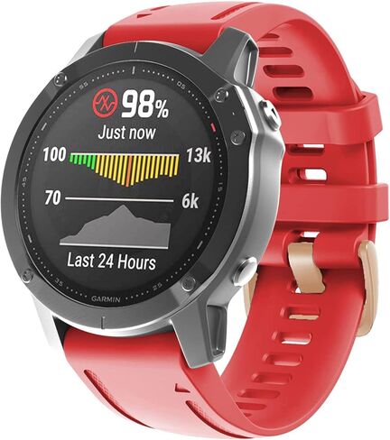حزام ساعة QuickFit بإبزيم ذهبي، 20 مم رياضي مقاوم للماء سريع الفك وسهل التركيب لـ Garmin Fenix ​​7S 6S Pro/Sapphire، Fenix ​​5S/Fenix ​​5S Plus in Saudi Arabia