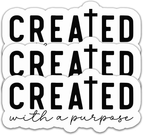 (3PCS) Blessed Script Vinyl Waterproof Sticker Decal Christian, God Sticker, Religion Sticker, Faith Sticker Decorate Books Laptops Tumblers Water Bottles Kindles, 3'' x 1.4" in Kuwait