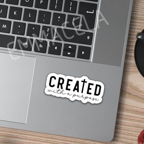 (3PCS) Blessed Script Vinyl Waterproof Sticker Decal Christian, God Sticker, Religion Sticker, Faith Sticker Decorate Books Laptops Tumblers Water Bottles Kindles, 3'' x 1.4" in Kuwait