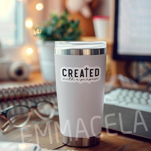(3PCS) Blessed Script Vinyl Waterproof Sticker Decal Christian, God Sticker, Religion Sticker, Faith Sticker Decorate Books Laptops Tumblers Water Bottles Kindles, 3'' x 1.4" in Kuwait