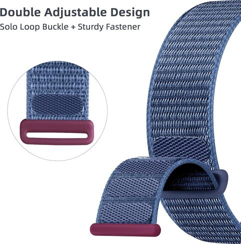 أحزمة WJK من النايلون المنفرد متوافقة مع ساعة Apple 38 مم 40 مم 41 مم 42 مم 44 مم 45 مم 46 مم 49 مم للنساء والرجال، حزام مطاطي متوافق مع سلسلة ساعات Apple 10 9 8 7 6 5 4 3 2 1 Ultra 2 in Kuwait