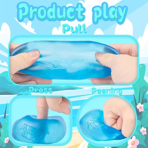 كرات الضغط الإسفنجية - ألعاب حسية للأطفال ذوي الاحتياجات الفريدة - تعزز الإبداع والتركيز والمرح - رائعة للفصول الدراسية والمنزل ووقت اللعب in Saudi Arabia