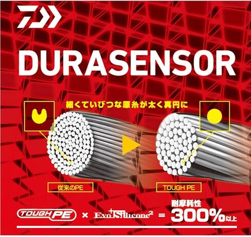 Daiwa PE Line UVF Saltiga Dura Sensor x 8 + Si2, No. 0.6-10, 200/300/400 m, Multicolor in Saudi Arabia