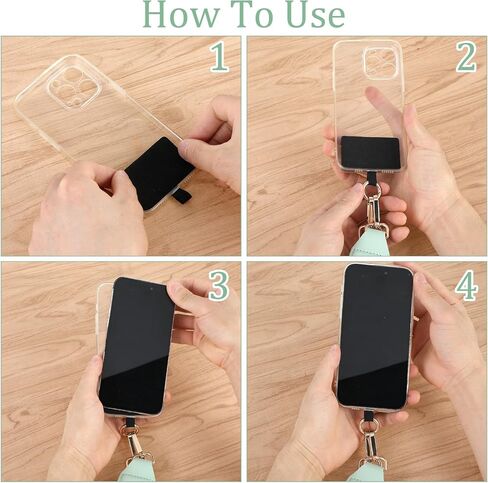 Phone Strap with Zippered Pouch, Clip And Go Phone With Zipper Pouch Adjustable Crossbody Phone Strap with Pouch in Saudi Arabia