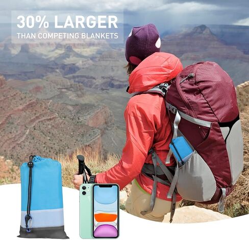 TONDAZHIYO Sandfree Beach Blanket， Extra Large Mat Big，Lightweight Pocket Oversized Sandproof for 4-7 Adults，Portable Outdoor Camping Blankets， Quick Drying， Hiking，Outdoor Blanket Travel，Camping mat in Saudi Arabia