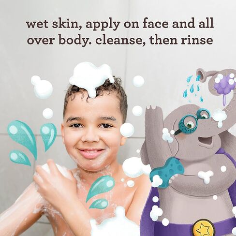 Aveeno Kids Sensitive Skin Face & Body Wash with Oat Extract, Gently Washes Away Dirt & Germs Without Drying, Tear-Free & Suitable for All Skin Tones, Hypoallergenic, 18 fl. Oz in Kuwait