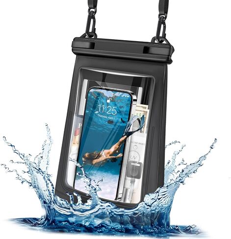 Large Floating Waterproof Phone Pouch, Cell Phone Dry Bag for iPhone 14/13/12/11 Pro Max, Galaxy S22/S21 All Phones, Universal Float Waterproof Bag for Beach 【Oversize】 in Saudi Arabia
