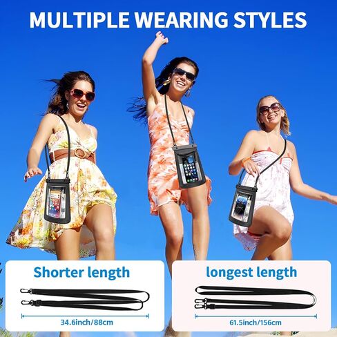 Large Floating Waterproof Phone Pouch, Cell Phone Dry Bag for iPhone 14/13/12/11 Pro Max, Galaxy S22/S21 All Phones, Universal Float Waterproof Bag for Beach 【Oversize】 in Saudi Arabia