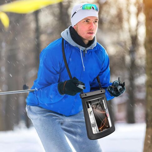 Large Floating Waterproof Phone Pouch, Cell Phone Dry Bag for iPhone 14/13/12/11 Pro Max, Galaxy S22/S21 All Phones, Universal Float Waterproof Bag for Beach 【Oversize】 in Saudi Arabia