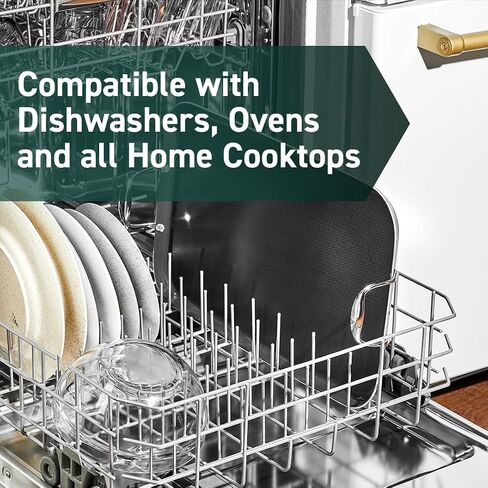 HexClad Hybrid Nonstick Double Burner Griddle, Compatible with All Cooktops, Oven-Safe up to 500ºF, Metal-Utensil Safe in Saudi Arabia