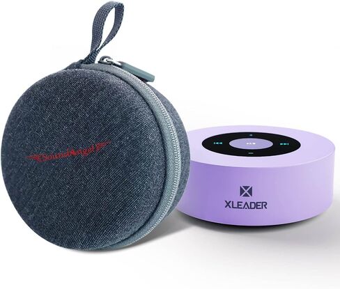 مكبر صوت بلوتوث صغير XLEADER (معبأة في حقيبة السفر) مكبر صوت لاسلكي محمول مع مدخل Aux، Micro SD، ميكروفون، تصميم يعمل باللمس، وقت تشغيل 12 ساعة، مكبر صوت صغير وردي لطيف لهدايا مكتب الدش للكمبيوتر المحمول iPhone in Saudi Arabia