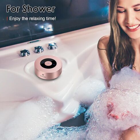 مكبر صوت بلوتوث صغير XLEADER (معبأة في حقيبة السفر) مكبر صوت لاسلكي محمول مع مدخل Aux، Micro SD، ميكروفون، تصميم يعمل باللمس، وقت تشغيل 12 ساعة، مكبر صوت صغير وردي لطيف لهدايا مكتب الدش للكمبيوتر المحمول iPhone in Kuwait