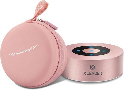 مكبر صوت بلوتوث صغير XLEADER (معبأة في حقيبة السفر) مكبر صوت لاسلكي محمول مع مدخل Aux، Micro SD، ميكروفون، تصميم يعمل باللمس، وقت تشغيل 12 ساعة، مكبر صوت صغير وردي لطيف لهدايا مكتب الدش للكمبيوتر المحمول iPhone in Kuwait