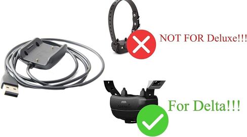 Charger Clip USB Plug for Garmin Delta Sport Delta Upland Delta XC 3/4-Inch Collar Strap for Garmin Delta Series (Orange) in Kuwait