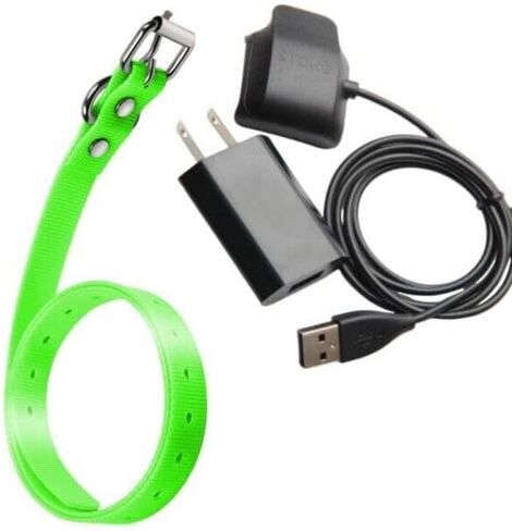 Charger Clip USB Plug for Garmin Delta Sport Delta Upland Delta XC 3/4-Inch Collar Strap for Garmin Delta Series (Orange) in Kuwait