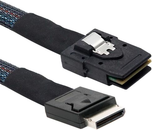 xiwai PCIe PCI-Express SFF-8611 4i OcuLink إلى SFF-8654 Slimline SSD كابل نشط للبيانات 50 سم in Saudi Arabia