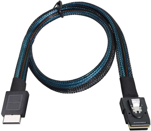 xiwai PCIe PCI-Express SFF-8611 4i OcuLink إلى SFF-8654 Slimline SSD كابل نشط للبيانات 50 سم in Saudi Arabia