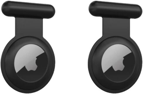 Airtag Holder for Kids Hidden Compatible with Apple Airtag Holder. GPS Tracker for Kids, Tracking Device for Kids, Airtag for Kids, Airtag Kids Hidden (Black, 2-Pack) in Saudi Arabia