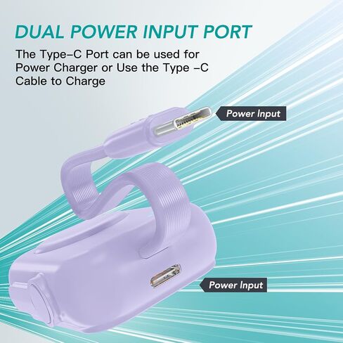 HUOTO 2024 Upgraded for Apple Watch Charger, Magnetic Portable iWatch Charger USB C 1400mAh Power Bank Keychain Fast Wireless Charging Travel for Apple Watch Series 10/9/8/UItra/7/6/5/4/3/2 in Saudi Arabia