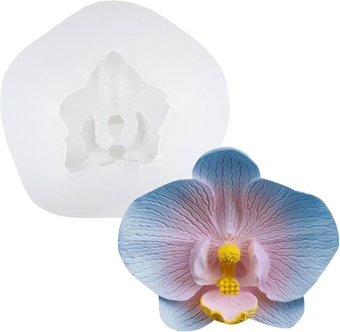 Phalaenopsis Candle Silicone Mold Orchid Candle Molds Flower Candle Molds Phalaenopsis Silicone Mold for Candle Home Decorate Mold Candle Making Mold in Kuwait