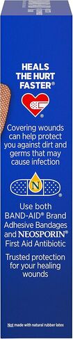 Band-Aid Brand Tough Strips Adhesive Bandages for Wound Care, Durable Protection for Minor Cuts and Scrapes, Extra Large Size, 10 ct in Kuwait