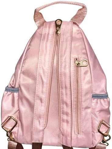 Generic Waterproof Double Shoulder Strapped Zipper Crossbody Backpack, Women's Fashionable Small Casual Outdoor Travel Backpack (Black) in Saudi Arabia