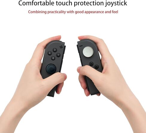 20 قطعة من قبعات عصا التحكم، تبديل مقابض الإبهام Joycon، مجموعة قبضة الإبهام غطاء عصا التحكم التناظرية، مجموعة أغطية عصا التحكم المتوافقة مع سطح البخار/OLED/Lite in Kuwait