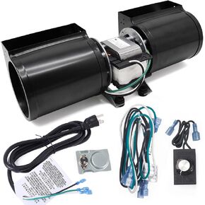 Adviace GFK-160 GFK-160A Fireplace Blower Fan Kit for Heat-N-Glo, Heat and Glow, Heat&Glo, Hearth and Home, Superior, Quadra-Fire Fireplaces, FAB-1600 FAB-1100 HB-RB168 1601881 950-3315 Blower Kit