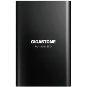 Gigastone 250GB External SSD Read Speed 500MB/s USB 3.2 Type-C External Solid State Drive Portable, 3D NAND Ultra Slim Metal, for PS4 PC Laptop Mac Windows Linux Android Xbox One Smart TV