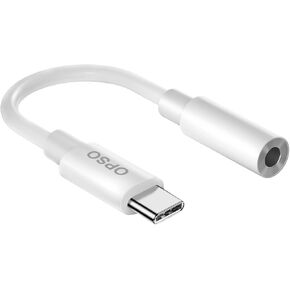 USB Type C to 3.5mm Female Headphone Jack Adapter, (1-Pack) USB C to Aux Audio Dongle Cable Cord for iPhone 15/16/16 Plus/16 Pro/16 Pro Max, Samsung Galaxy S24/S23/S22, iPad Pro, MacBook