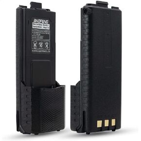 UV-5R USB-C Charging Battery Pack Extended 3800mAh Large Capacity, BL-5L Battery Replacement for Baofeng UV5R BF-F8HP (1 Pack)